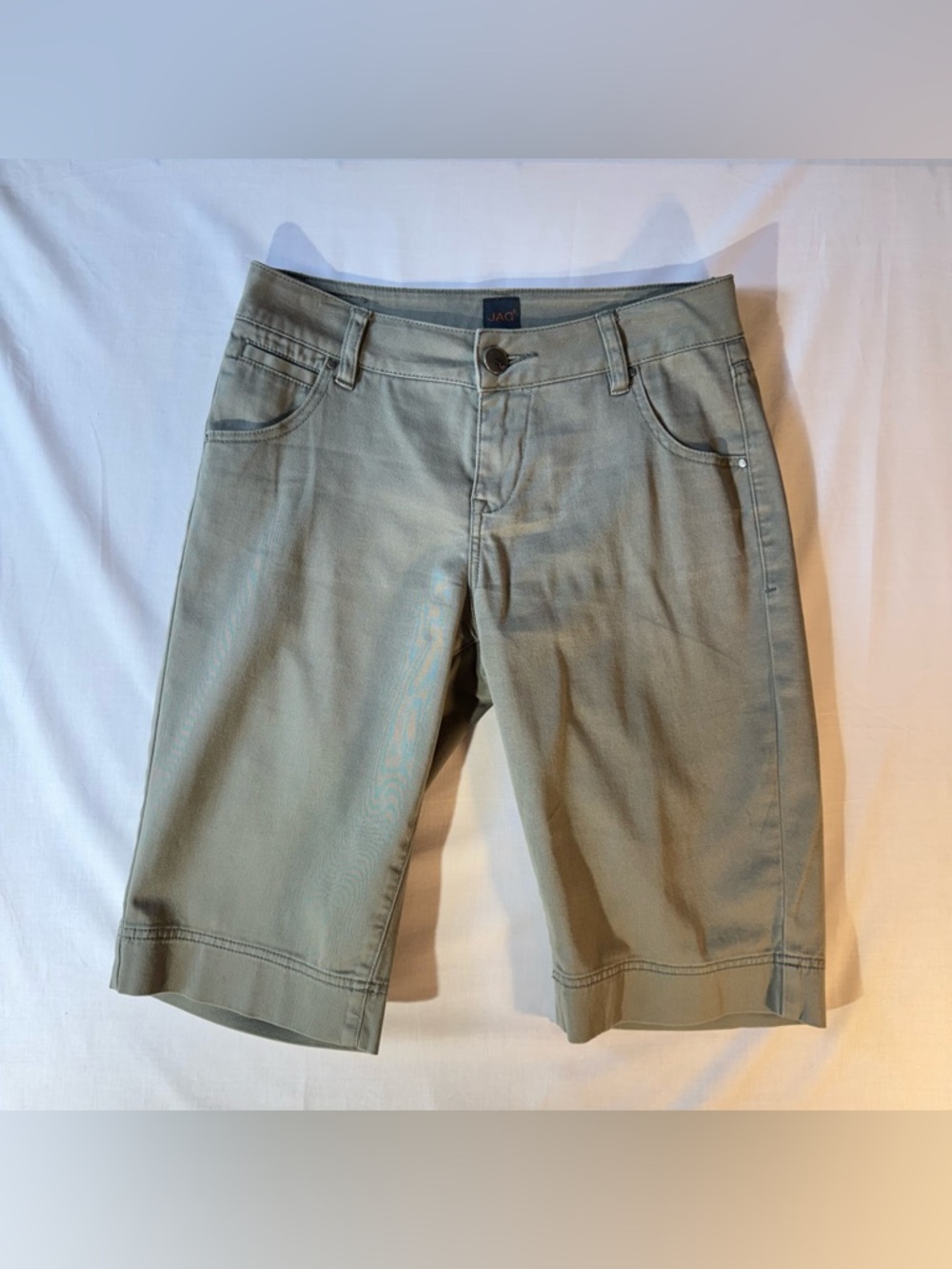 Jag Jeans Olive Green Women's Boyfriend Bermuda Shorts